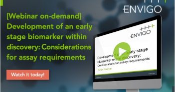 Development of an early stage biomarker within discovery: Considerations for assay requirements envigo-biomarker-webinar-linkedin-543x360