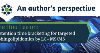 An author’s perspective: Yie Hou Lee on Retention time bracketing for targeted sphingolipidomics by LC–MS/MS YHL AAP