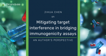 Jihua Chen on mitigating target interference in bridging immunogenicity assays jc AAP